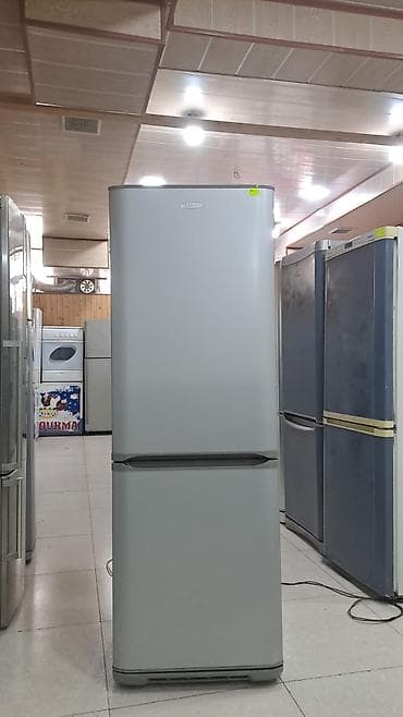 İki bölməli soyuducu - Rəng: gümüşü/boz - Üst hissə – soyuducu