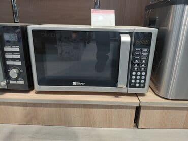 silver elektrikli soba: Микроволновка Silver, Отдельностоящая, С микроволнами, цвет - Серебристый, Новый — 1