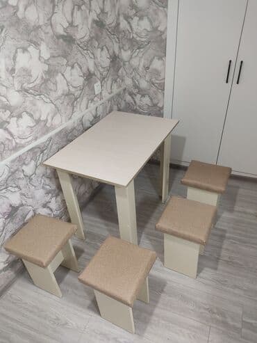 yazı masa: Mətbəx üçün, Yeni, 4 stul — 3