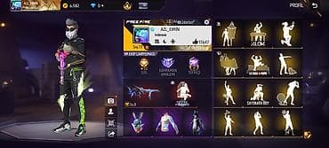 udi hindi tablet: Free Fire oyun hesabı – yüksək səviyyəli profil və zəngin kolleksiya — 1