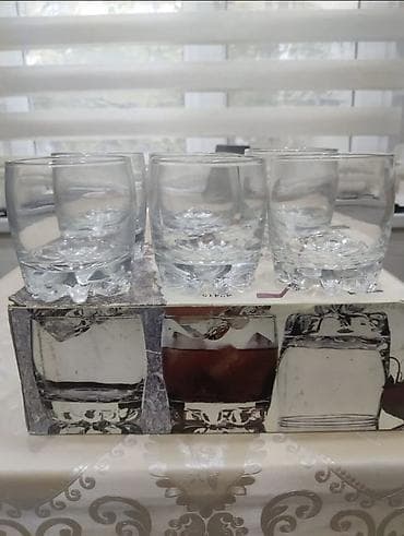 hacar naboru: Stəkanlar, Şüşə, 6 ədədli dəst — 2