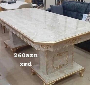 mdf qiymeti: Qonaq masası, Yeni, MDF, Oval masa — 1