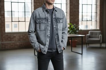 Köynəklər: ZARA kişi denim gödəkçə (S ölçü). Az geyinilib, ideal vəziyyətdədir — 1