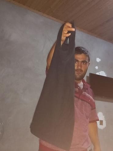Kişi geyim dəsti - Bordo rəngli trikotaj sviter: ön hissədə böyük — 4