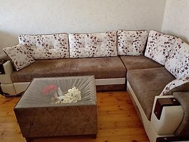 parca: Künc divan dəsti(bazali)1300azn alinib Kreslo 2eded(bazali) Divan — 1
