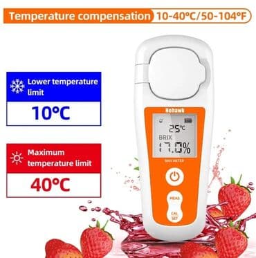 loctite baku: Meyvə şəkəri ölçən. Model: NOHAWK BM-07 Rəqəmsal briks ölçmə — 3