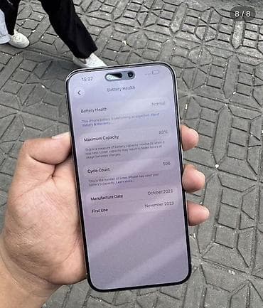 18 pro max: IPhone 15 Pro Max, 256 GB, Gümüşü, Face ID — 7