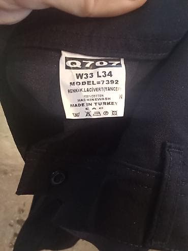 yun salvar: Pol klassik, şalvar qara rəng Türkiyə istehsalı 34 ölçü, 1-2 dəfə toya — 2