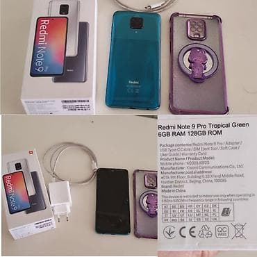 Redmi Note 9 Pro, 128 GB, rəng - Yaşıl, Sənədlərlə