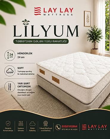 Matraslar: Yeni, Sadə matras, İki nəfərlik — 1