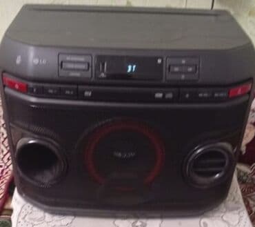 Микрофоны: LG portativ audio sistemi - Marka/model: LG (üst paneldə LG loqosu) — 1