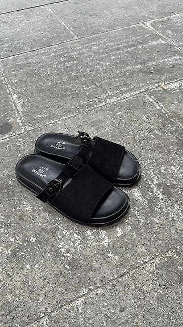 sepler 2020: Unisex slayd sandaletləri – Diyi a Lan - Rənglər: qara və qəhvəyi - — 4