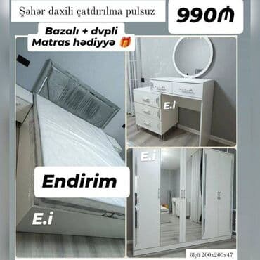 spa natural: Yataq dəstleri Qiymet və ölçülər qeyd edilib şəkildə ✔️Rəng seçimi var — 4