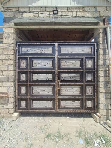 işləmiş dərvazalar: Yeni Dəmir Həyət darvazası, 3 m, Mexaniki, Qapı ilə, rəng - Qara, Kredit var, Ödənişli quraşdırma, Ünvandan götürmə, Ödənişli çatdırılma, Rayonlara çatdırılma — 24