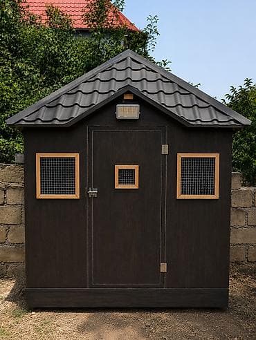 Satılır quş damı Qara playwood materialdan yığılıb, keyfiyyətli və