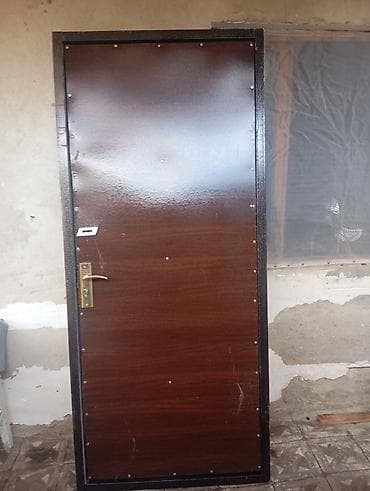 qapi ucun setkalar: Dəmir giriş qapısı - Material: tam metal karkaslı, ön tərəfi relyefli — 2