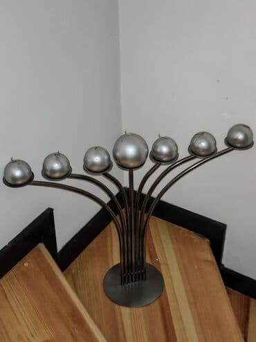 Müasir dizaynlı 7 şamlıq (floor-standing kandelyabr) - Material