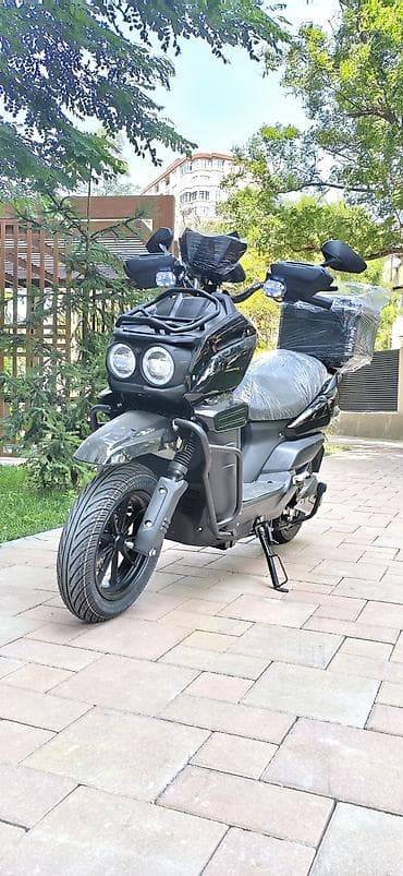 Motonəqliyyat: Şəhər və kuryer istifadəsi üçün çoxfunksiyalı skuter - Güclü LED — 4