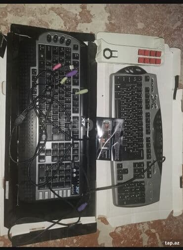 komputer dell: İki ədəd simli klaviatura paketi. 1) A4Tech X7 seriyası simli — 1