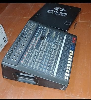 Dynacord PowerMate 1000 – gücləndiricili mikser 1ci versiyasidi — 2