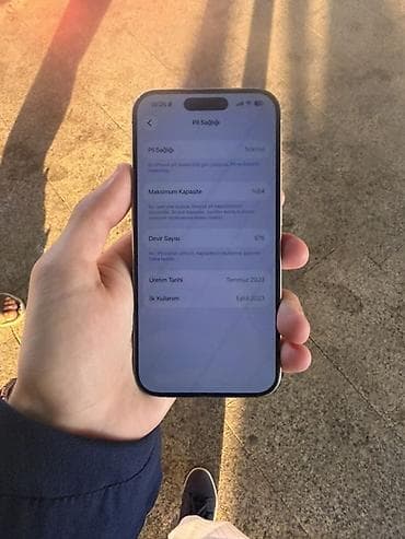 i̇pone 14: IPhone 15 Pro, 128 GB, Ağ, Zəmanət, Simsiz şarj, Face ID — 9