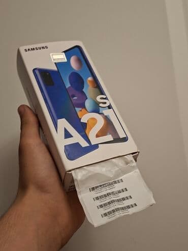 Samsung Galaxy A21S, 32 GB, rəng - Mavi, İki sim kartlı