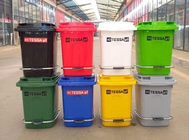 TESSA markalı yaşıl rəngli tullantı qabları – müxtəlif həcm və — 5