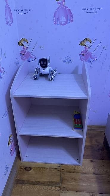 Uşaq otağı üçün mebel dəsti - Rəng: açıq çəhrayı, zərif naxışlar və — 4