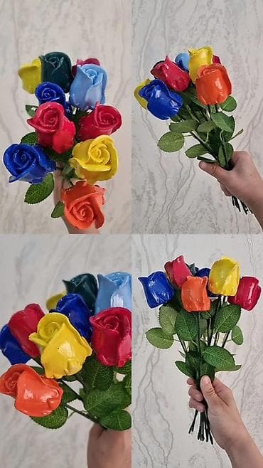 ucuz guller: Tək-tək daş güllər ədədlə satış mövcuddur — 3