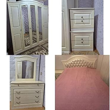 İkinəfərlik çarpayı, Termo, 2 tumba, Dolab, İşlənmiş