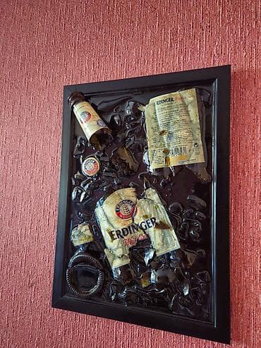 pano: Müəllif işi: “Erdinger” temalı art pano - Texnika: qarışıq media — 3