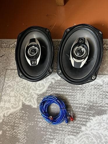 Pioneer TS-A6973E 6x9 avtomobil akustikası + RCA kabel Tam ideal