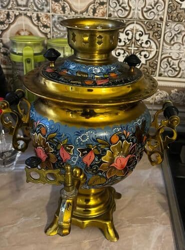 Yeni Elektrik Samovar, 3 l, Ünvandan götürmə