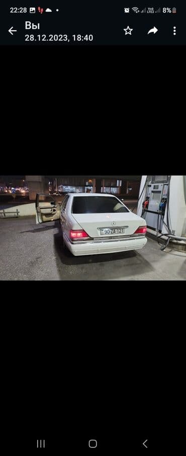 азербайджан авто: Mercedes-Benz S 320: 3.2 л | 1997 г. Седан — 2