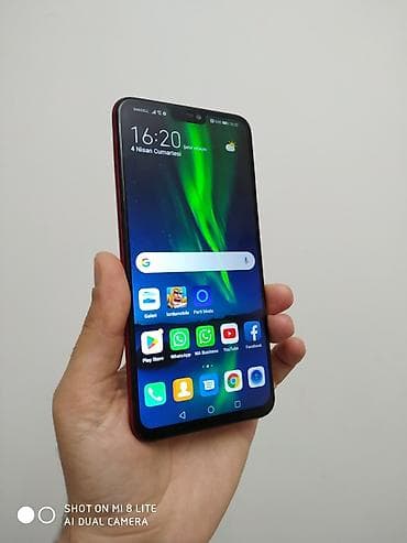 iphone 6 64 g: Honor 8X, 64 GB, rəng - Qırmızı, Barmaq izi — 1