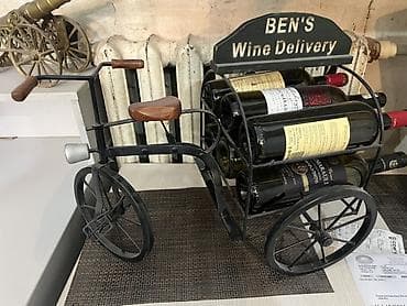 Dekorativ metal şərab butulkası dayaqları və aksesuarları(Qiymətlər