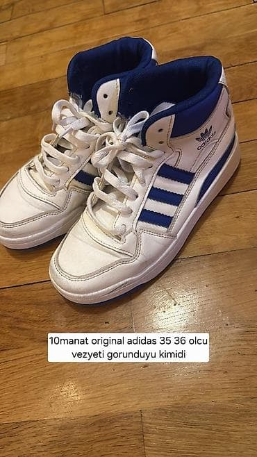 usaq krasofkalari: Adidas orijinal idman ayaqqabısı - Model: klassik üç zolaqlı dizayn - — 1