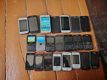 Samsung Nokia Kütləvi köhnə mobil telefonlar dəsti Hamisi işlek — 1