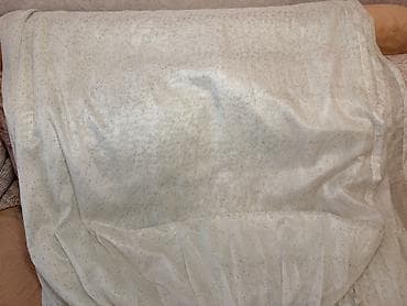 perde magazalari: Pərdə dəsti – qalın əsas pərdə və tül - Üslub: Zərif, dekorativ — 3