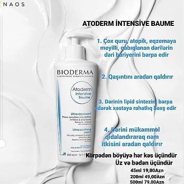 Üz kremi, Bioderma, Quru dəri üçün lalafo.az -da Üz kremi, Bioderma, Quru dəri üçün