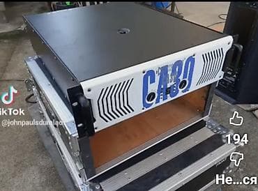 CA20 professional gücləndirici (power amplifier) • İki kanallı