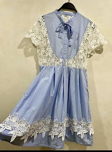 Новое платье с карманами, размер м,длина 100см. Грудь 98
Талия 80 — 2