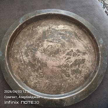 sufreler instagram: Boşqablar, 1 əd, rəng - Qızılı, Metal, Azərbaycan — 1