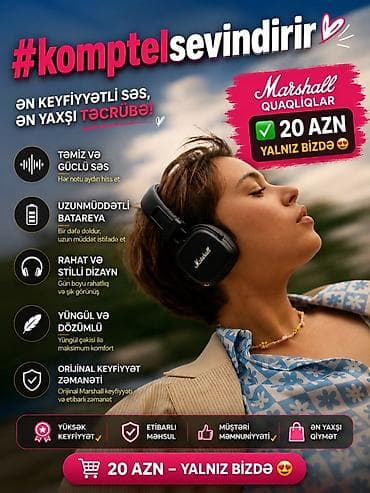 micro nauşnik: Marshall qulaqlıqlar - Təmiz və güclü səs – hər notu aydın eşitmək — 3