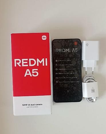 Техника для кухни: Redmi A5, 128 ГБ, цвет - Черный, Беспроводная зарядка — 1
