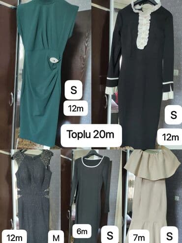 rezinli qadın ətəkləri: Elbise toplu 20m — 1