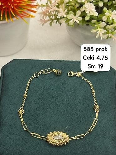 17: Dəstə daxildir: Sırğa, Sarı qızıl, 585 Əyar — 10