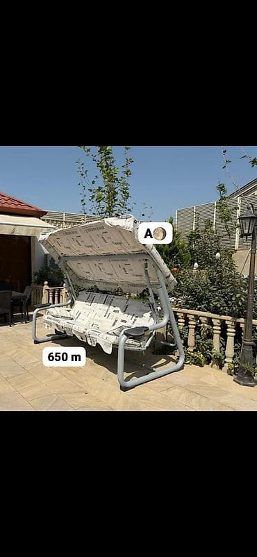 cetirler: İşlənmiş, Divan-yelləncək, Zontikli, Metal — 1