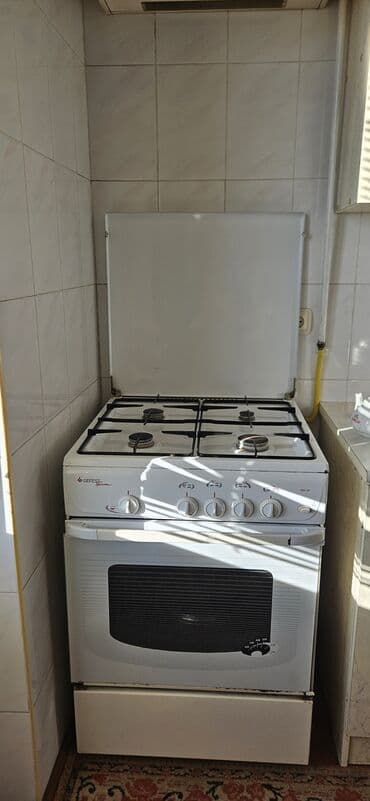 газ плита: Газовая печь Отдельностоящая, 4 конфорки — 4