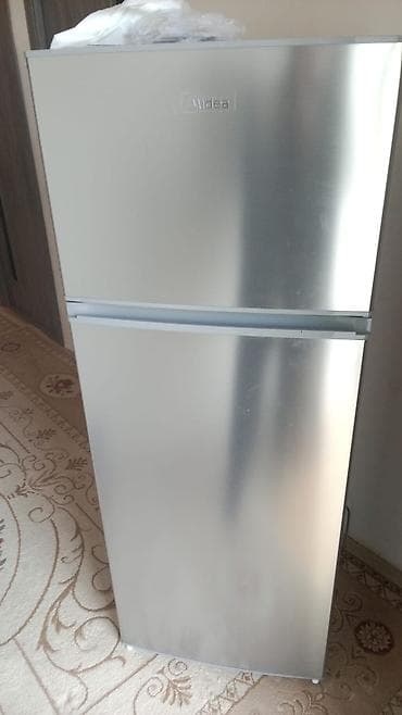 Yeni 2 qapılı Midea Soyuducu Satılır, rəng - Gümüşü — 1